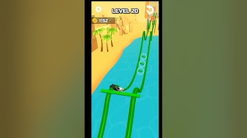 Stunt Rails - Level 20 #stuntrails #games #shortvideo
