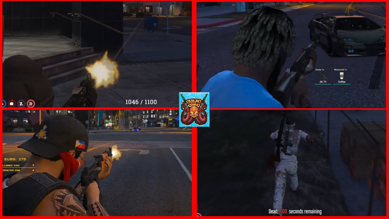 GG vs Seaside vs PD 6 v 6 v 30+ at Legion (MULTI POV) COPS MAGDUMP!?!?