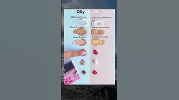 Step by step makeup routine for oily skin and dry skin #makeup #makeuptipsforoilyskin#makeuptutorial