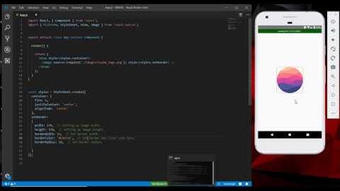 Example to Set Border Radius of an Image in React Native