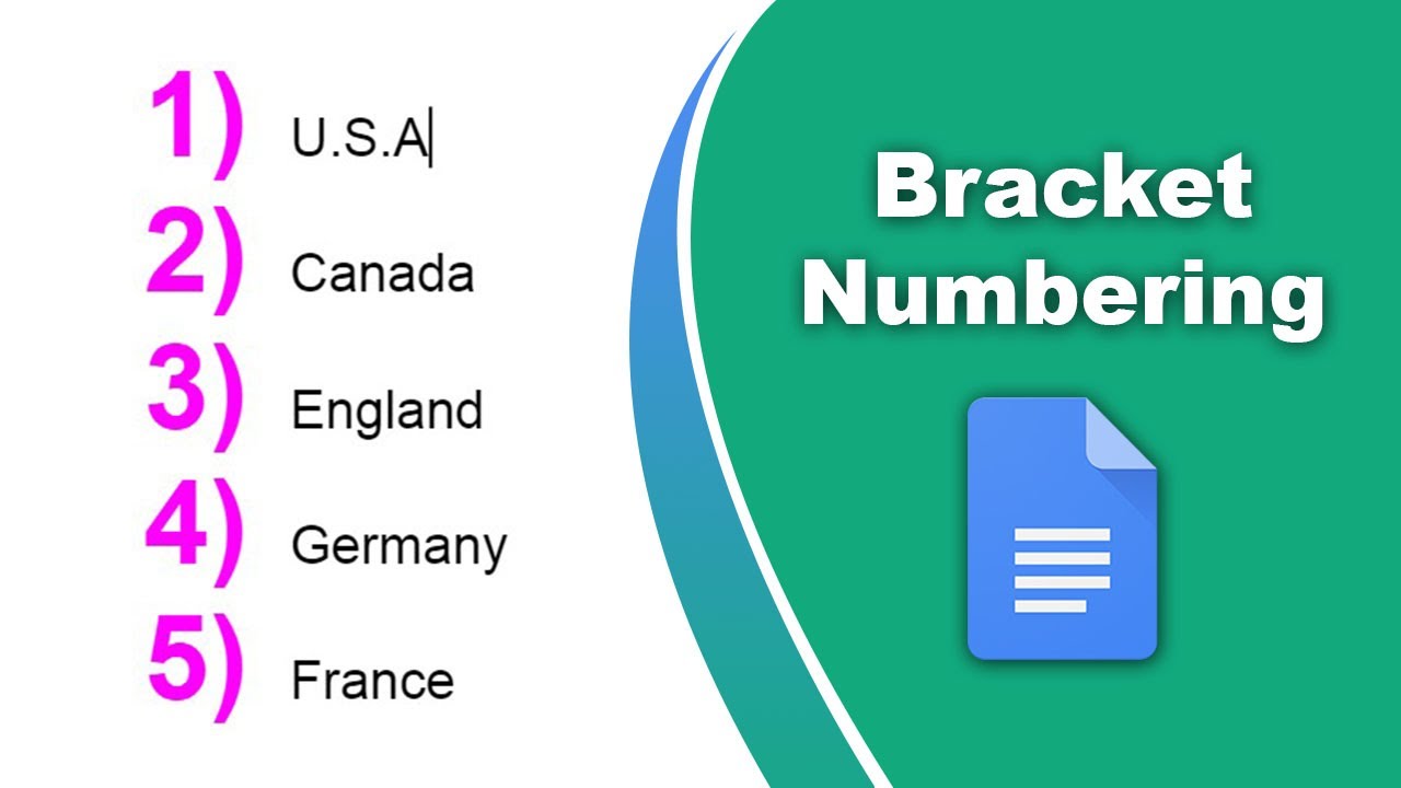 How To Put 1 Numbering In Google Docs YouTube How To Put 1 Numbering In Google Docs YouTube