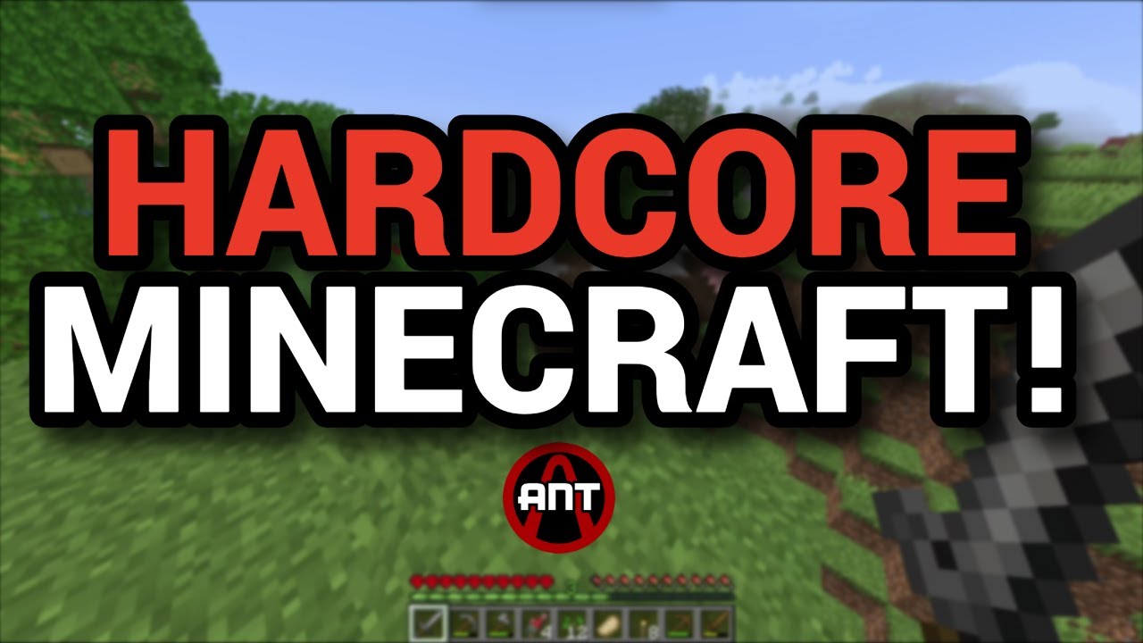 I tried HARDCORE MINECRAFT for the first time - YouTube