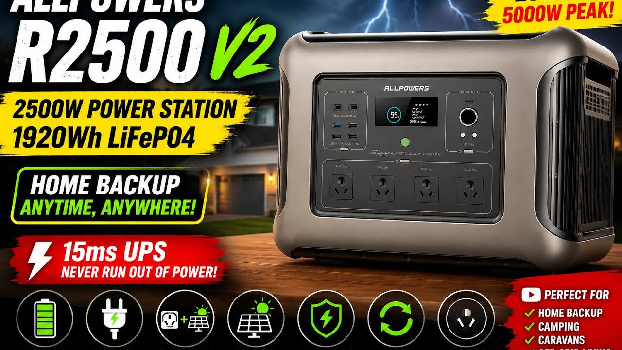 ALLPOWERS R2500 V2 Tested – Is This The Ultimate Camping & Home