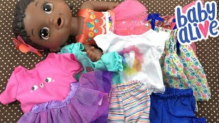 Baby Alive Mix N Match Set Doll Clothes Unboxing