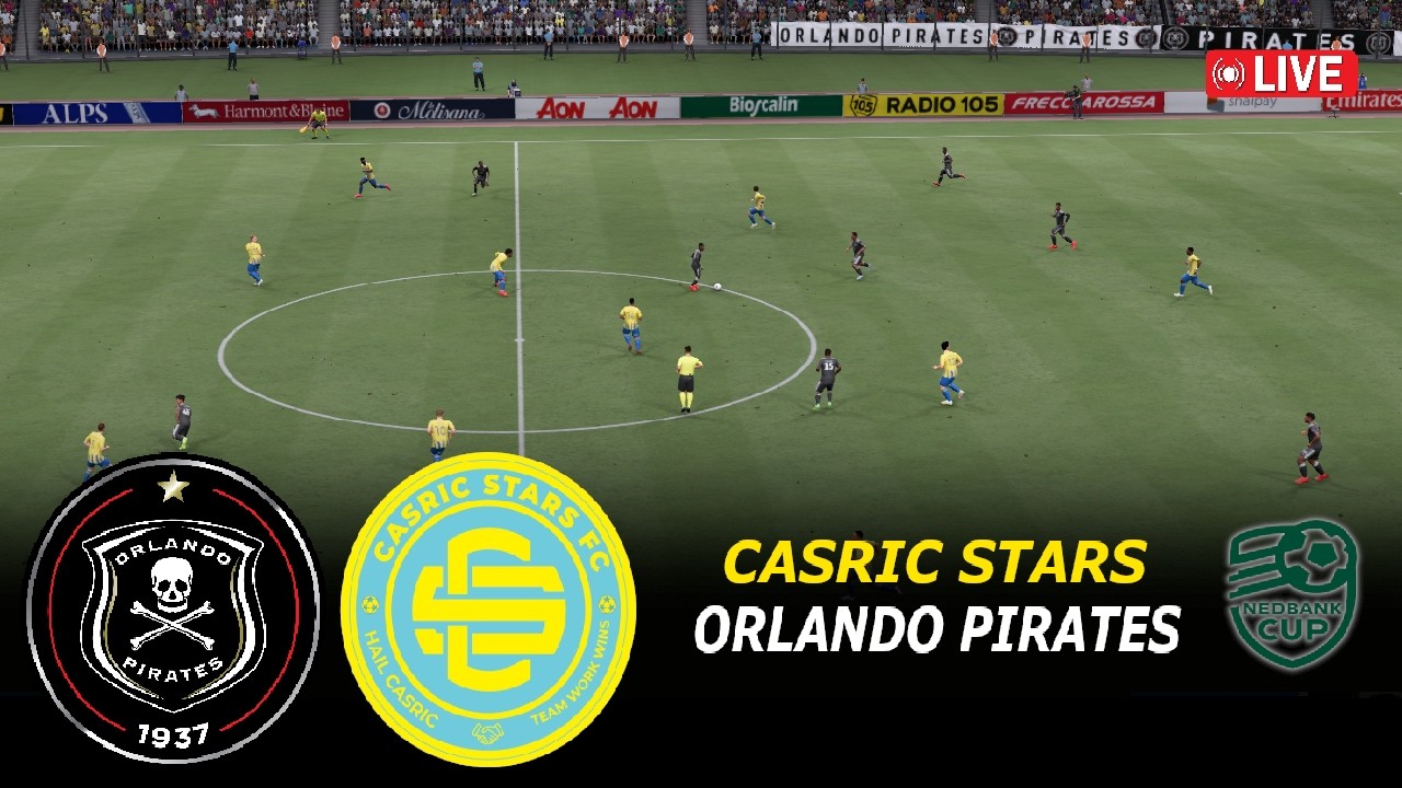 🔴Orlando Pirates vs Casric Stars LIVE | NedBank Cup 2025/26 | eFootball Pes21 Simulation