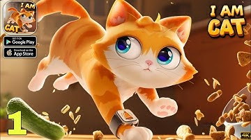 I Am Cat Official Launch Gameplay walkthrough part 1 (Android/iOS)