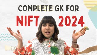 GK TOPICS AND TIPS FOR NIFT 2023 #niftentrance