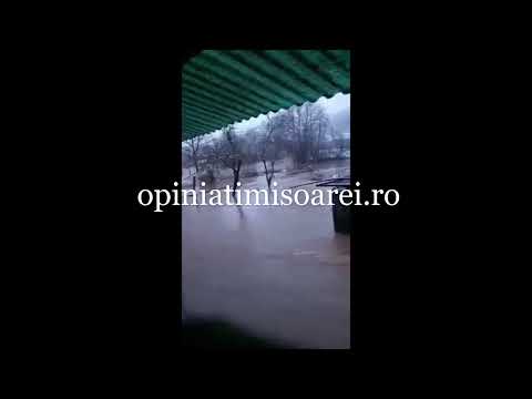 Inundatii in Timis si Arad