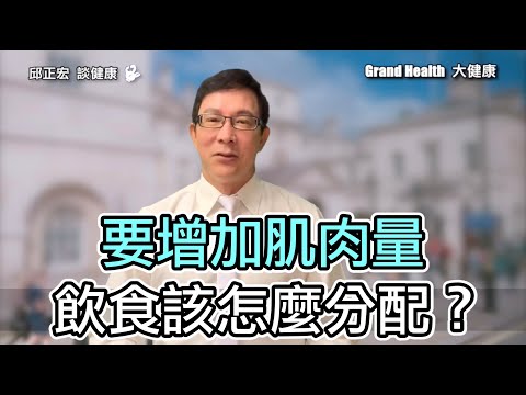 60歲邱醫跟你說：如果要增加肌肉量，飲食該如何攝取和分配？