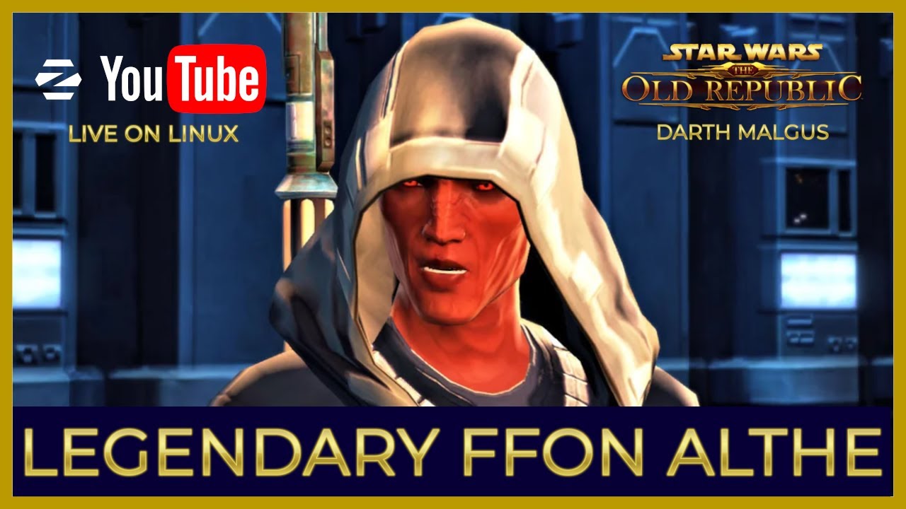 Darth Linux Star Wars The Old Republic TV LIVE STREAM | Darth Malgus | November ...