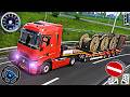 Euro Truck Simulator 2 - Red Truck Renault Cargo Delivery Driving 3D | PC Gameplay