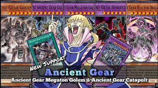 New Support! Ancient Gear Deck with Megaton Golem and Catapult! [Yu-Gi-Oh! Duel Links]