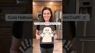 👻 Handprint Ghost Craft for Toddlers | Easy Halloween Kids Activity