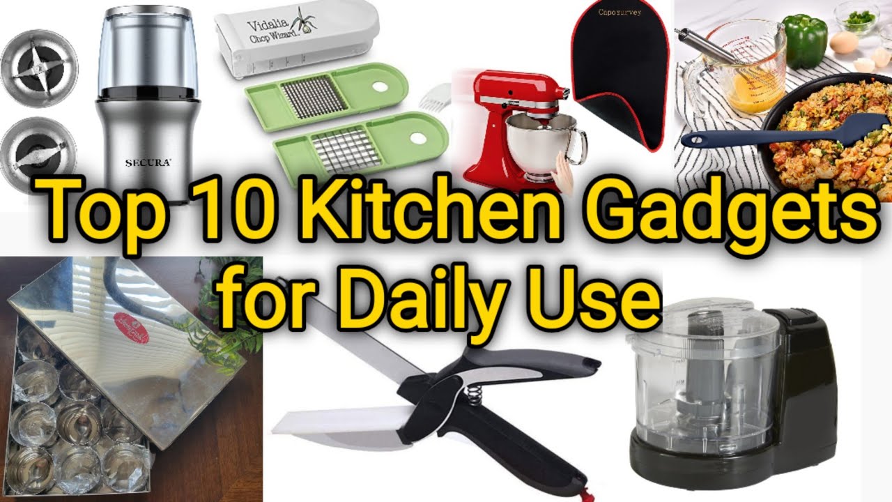 Top 10 Kitchen Gadgets I use Daily @Sanamskitchen 