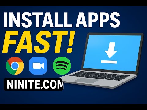 How to Install Software on a New PC Fast Using ninite.com - No Clicks Needed!
