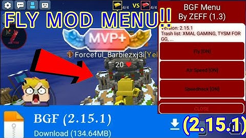 New BGF mod menu in Blockman Go 2.15.1 | (💯 Legit) Bedwars | Fly Mod Menu