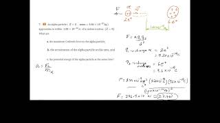 PHYSICS 2 - Exercises of Nuclear Radii, Alpha Particles and Binding Energy