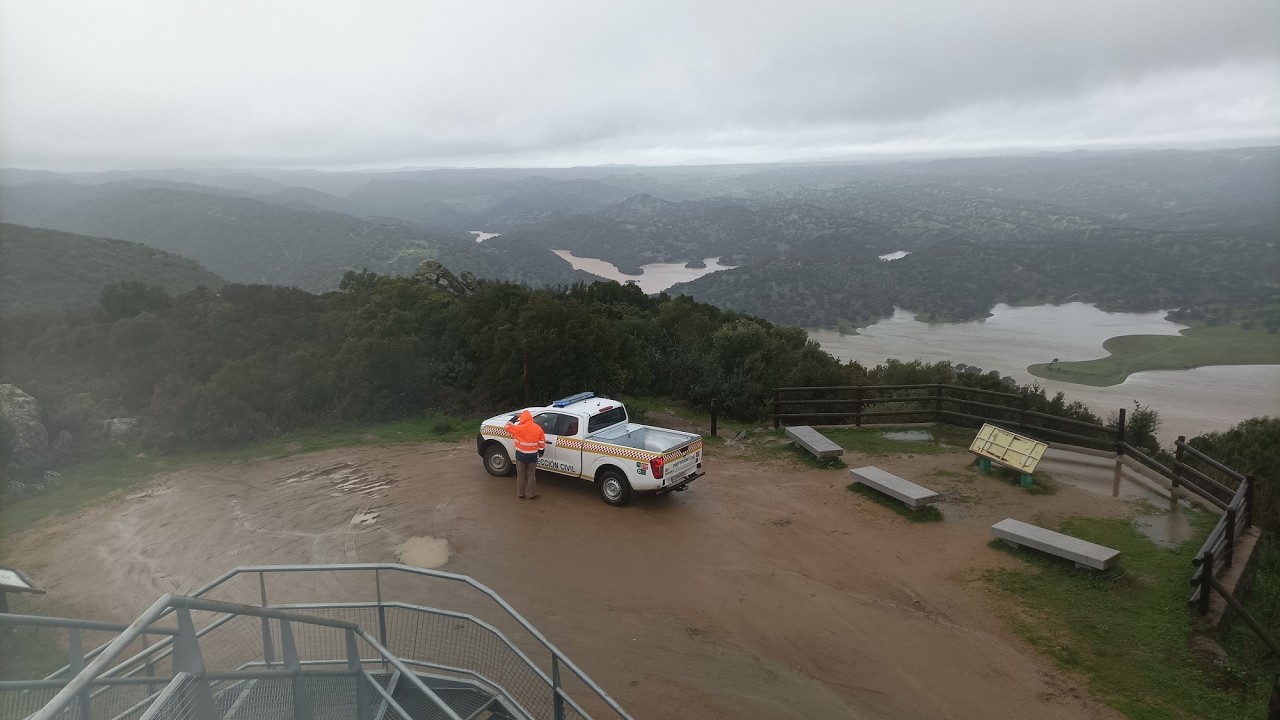 La  Borrasca Leonardo en La Puebla de los Infantes