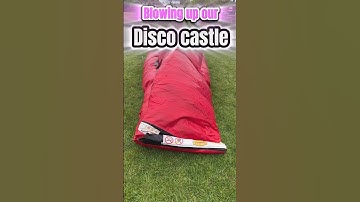 Come and look at the disco bouncy castle 🏰 #inflatable #inflatablecastle #party #disco #fun #viral