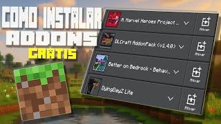 COMO INSTALAR MODS/ADDONS - MINECRAFT BEDROCK