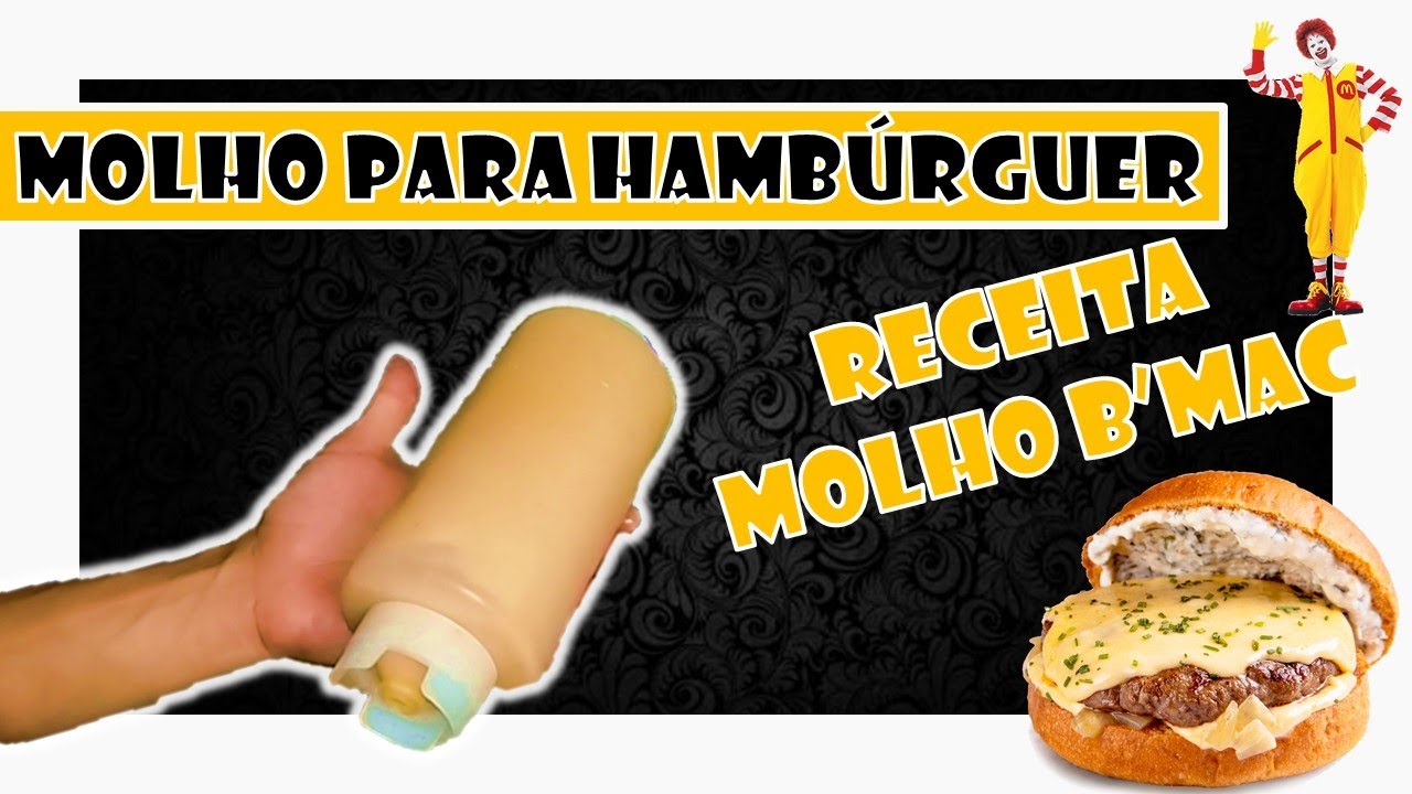 Molho para hambúrguer (receita passo a passo)