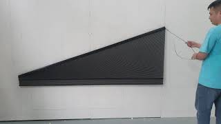 Specialty Window Demo #1 | Corded Honeycomb Shades on Triangle & Trapezoid Windows #easeeasecurtains