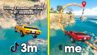 I Recreated Viral TikTok Stunts In GTA 5 screenshot 2