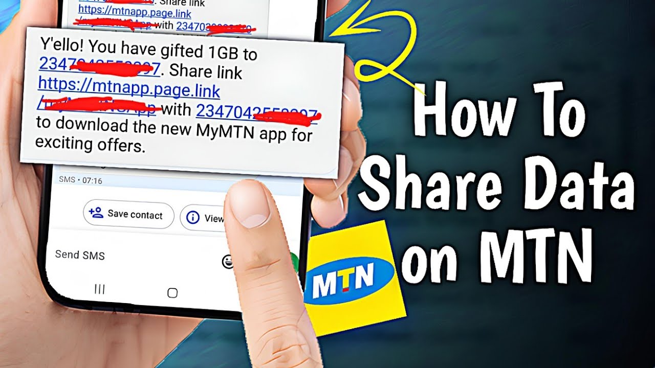 How To share Data On MTN | MTN Data Sharing Trick