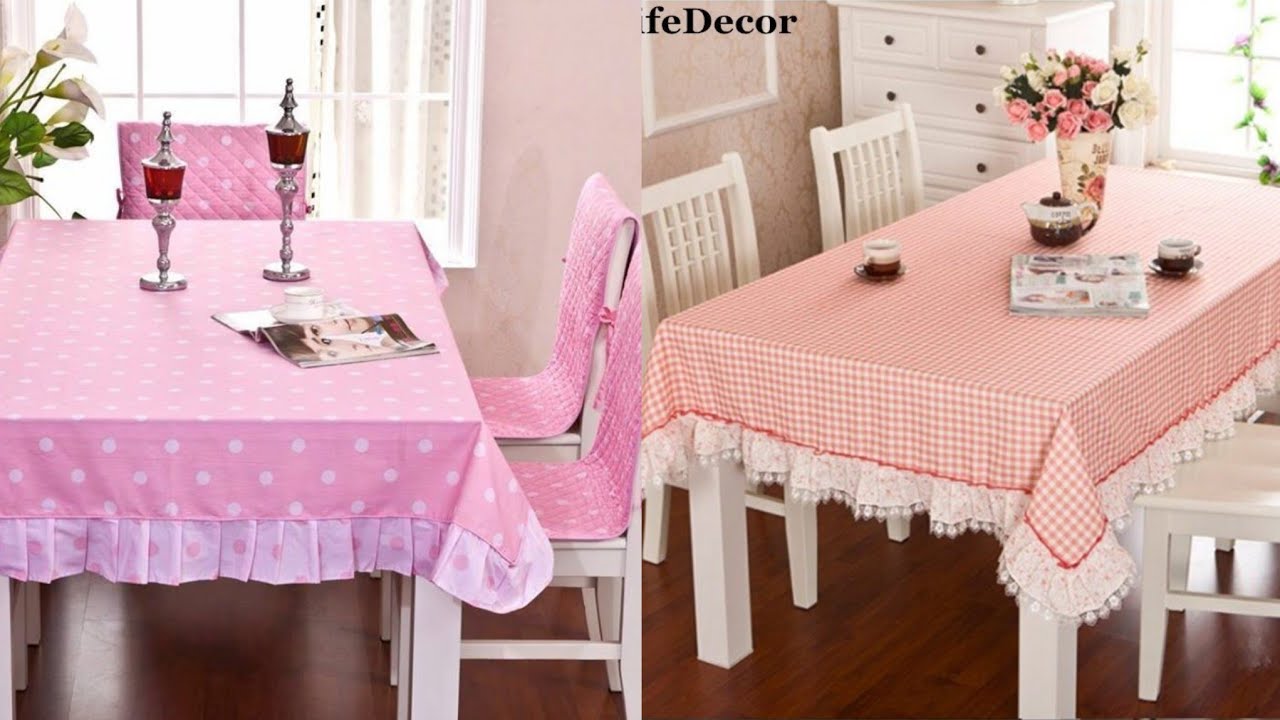 Stylish Fabric designing table cover sets design YouTube