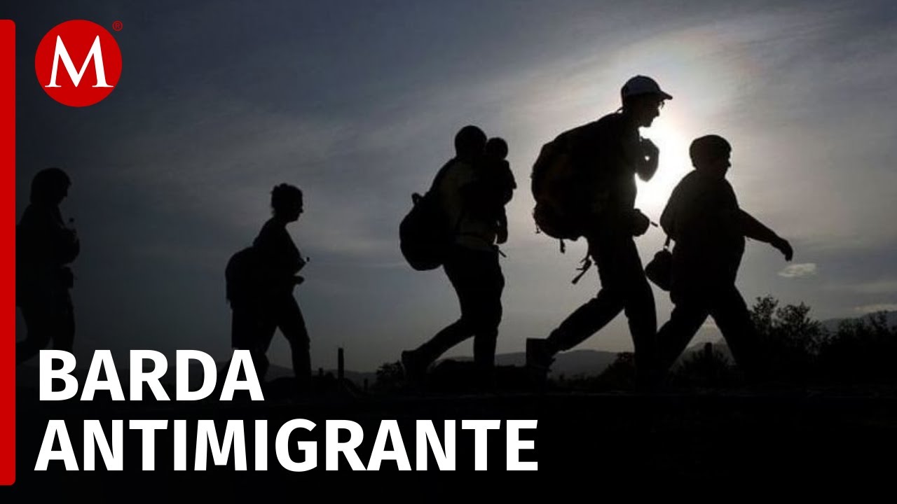 migrantes avanza en México en medio de temperatura superior a los 45 grados