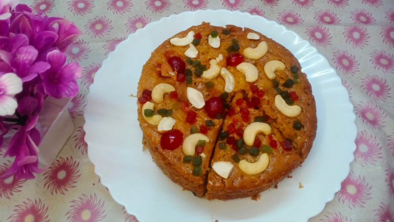 Eggless Fruit Plum Cake Recipe||Apna  Kitchen||प्लम केक रेसिपी||