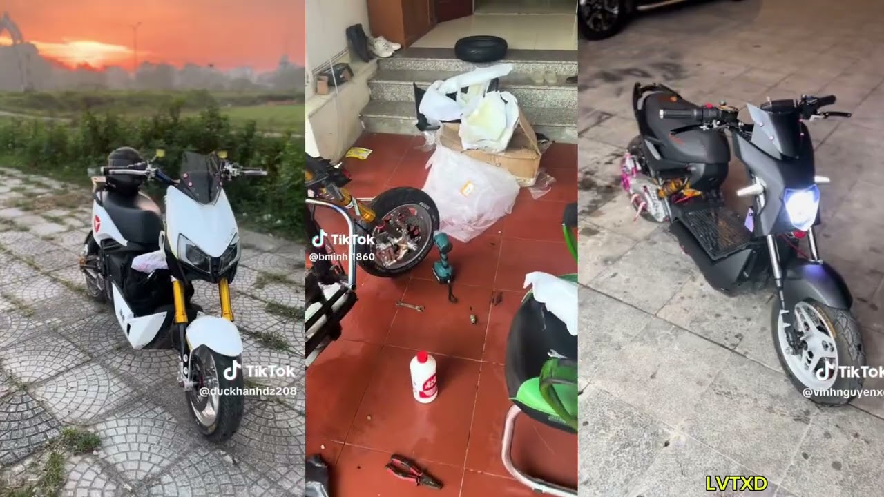 TỔNG HỢP XE ĐIỆN ĐỘ NÉT TIKTOK |LVTXD|