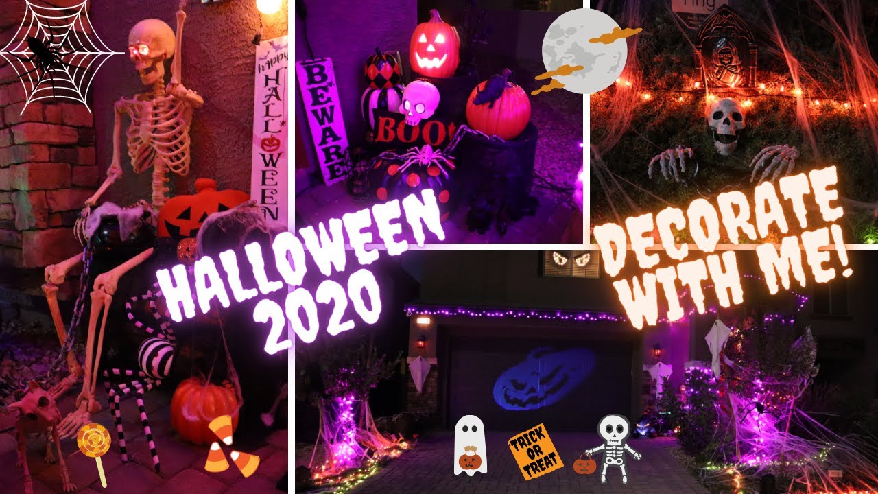 🎃Halloween 2020👻 | Decorate With Me! | Spooky Outdoor Decor Ideas | Chez Tiffanie
