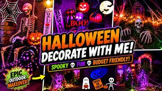 🎃Halloween 2020👻 | Decorate With Me! | Spooky Outdoor Decor Ideas | Chez Tiffanie