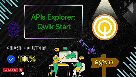 APIs Explorer: Qwik Start #GSP277 #qwiklabs #arcade #gcp #googlecloud #cloud solution [New] 2024 ☁️🚀