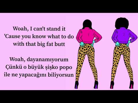 Jason Derulo - Wiggle (lyrics, Turkish lyrics)