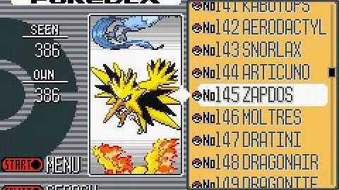 Pokémon Ruby - Complete Pokédex (GBA)