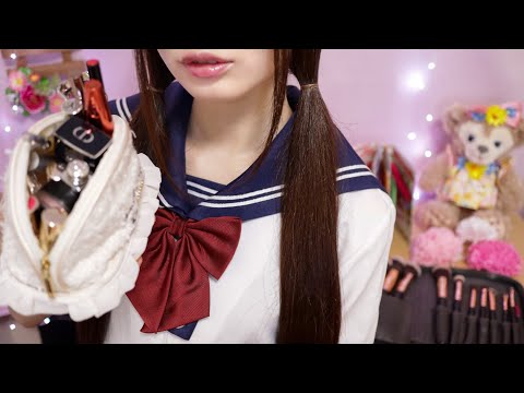 ASMR Magic Makeup with Japanese Trigger Words!?(60fps, Touching Face, Personal Attention, Tapping)