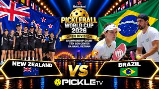 New Zealand vs Brazil | Pickleball World Cup 2026 Open Division
