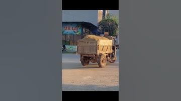 Công nông ba bánh vận chuyển cát #shsorts