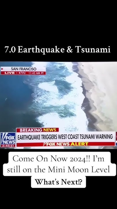 West coast tsunami fears as experts warn of inevitable earthquake