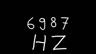 6987 hz