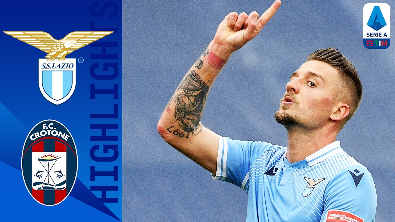 Lazio 3 2 Crotone Caicedo Nets Another Late Winner In 5 Goal Thriller Serie A Tim Youtube