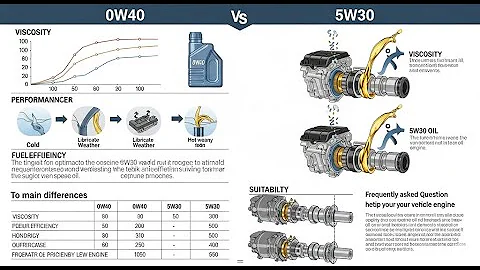 0w40 vs. 5w30 engine oil differences