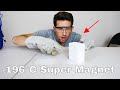 Giant Monster Neodymium Magnet VS Liquid Nitrogen = Super Magnet!