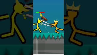 yellow monster stick man VS orange kings stick man fighting #Imran is winer in this game.
