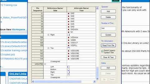 CADSTAR .Creating symbols using the Symbol Wizard.