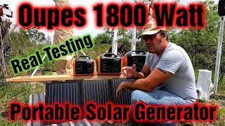 Oupes 1800 Watt Portable Solar Generator