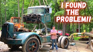 1957 Autocar Truck Restoration: Removing Cab & Transmission Damage!