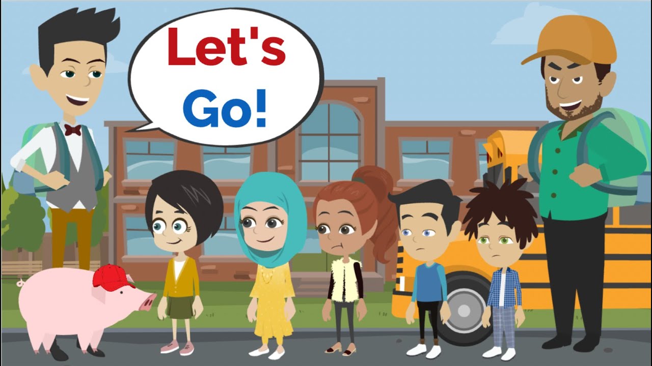 Learn English - Class Trip with Lisa and Yara